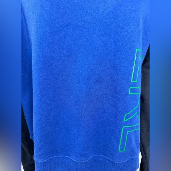 Lauren Ralph Lauren green and blue cropped sweatshirt size XL - Picture 2 of 9